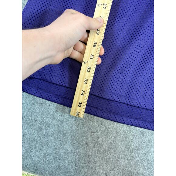 Vintage 90s Milwaukee Bucks Jersey NBA Majestic Men Purple Basketball Sports 2XL - Picture 3 of 10